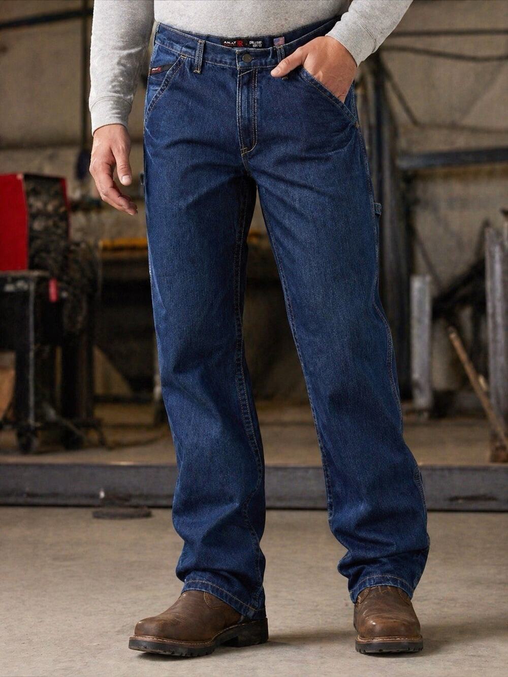 Ariat FR M4 Boot Cut Jeans Mens 38x30 Flame Resistant Workwear Denim